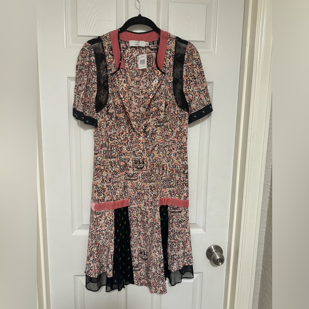 Elegant Multicolor Patterned Dress